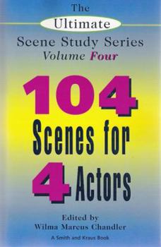 Paperback 104 Short Scenes for Four Actors Book