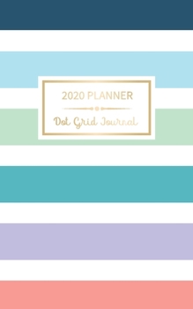 2020 Planner Dot Grid Journal: Pocket Planner Weekly & Monthly | Bullet Style | Year at a glance 3 year 2019-2021 | Monthly Calendar | Daily & Weekly ... Logbook and Journal Personal for Woman, Mom
