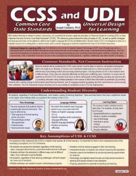 Pamphlet CCSS and UDL: Common Core State Standards & Universal Design for Learning Book