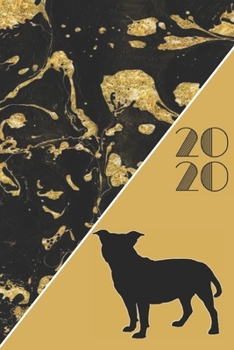 2020: 2020 Sunday Start Monthly Calendar and Organizer | Pitbull Gift for Women