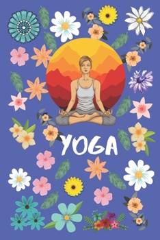 Paperback Yoga Journal: Yoga Blank Line Journal Notebook Book