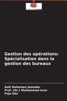 Paperback Gestion des opérations: Spécialisation dans la gestion des bureaux [French] Book