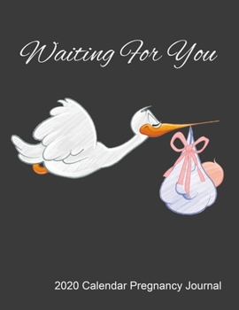 Waiting For You 2020 Calendar Pregnancy Journal: Expecting Baby Notebook Diary Gift For Pregnant Mothers 2020 Journal With Calendar, ToDo List, Goals and Events Tracker