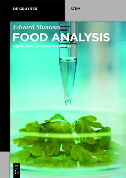Paperback Food Analysis: Using Ion Chromatography Book