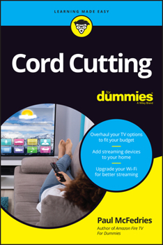 Paperback Cord Cutting for Dummies Book
