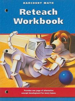 Paperback Harcourt School Publishers Math: Reteach Workbook Gr3 Book