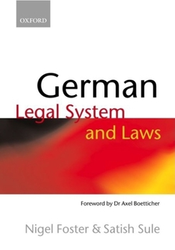 Paperback German Legal System and Laws Book