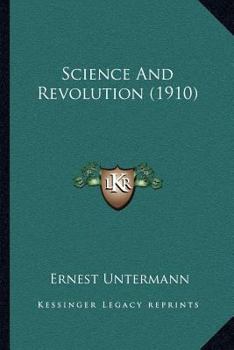 Paperback Science And Revolution (1910) Book
