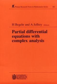 Paperback Partial Differential Equations with Complex Analysis Book