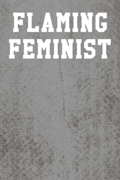 Flaming Feminist: Blank Ukelele Tab Notebook 6”x9” 120 Pages