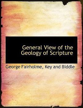 Paperback General View of the Geology of Scripture Book