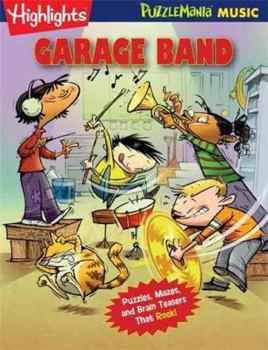 Paperback Puzzlemania Music: Garage Band Book