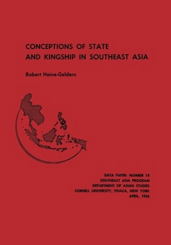 Paperback Conceptions of State and Kingship in Southeast Asia Book