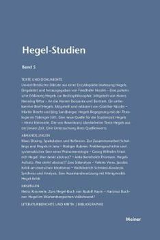 Paperback Hegel-Studien / Hegel-Studien Band 5 (1969) [German] Book