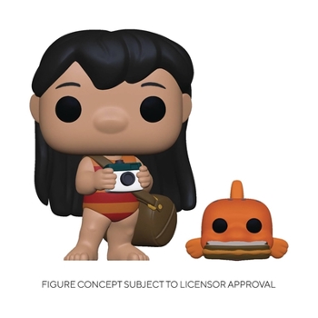 Misc. Pop Lilo and Stitch Lilo with Pudge Vinyl Figure Book