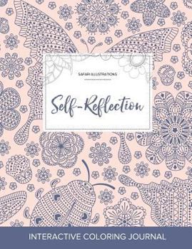 Paperback Adult Coloring Journal: Self-Reflection (Safari Illustrations, Ladybug) Book