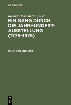 Hardcover Von 1820-1860: (Wasmann, Ruths, Waldmüller, V. Pettenkofen, Krüger, Blechen, Spitzweg, Hausmann) [German] Book