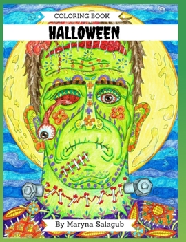 Paperback Halloween coloring book
