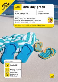 Audio CD Teach Yourself One-Day Greek [With Booklet] Book