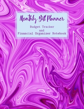 Paperback Monthly Bill Planner Budget Tracker and Financial Organizer Notebook Book