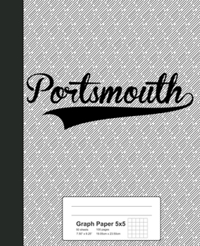 Paperback Graph Paper 5x5: PORTSMOUTH Notebook Book