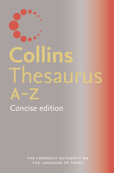 Hardcover Collins Concise Thesaurus A-Z Book