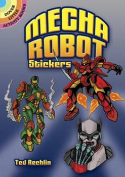 Paperback Mecha Robot Stickers Book