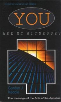 Paperback You Are My Witnesses-Acts: Book