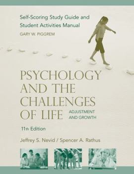 Paperback Psychology and the Challenges of Life, Study Guide Book