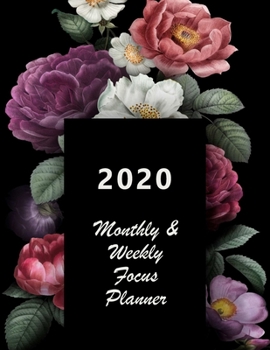 2020 Monthly & Weekly Focus Planner: Large. Monthly overview and Weekly layout with focus, tasks, to-dos and notes sections. Accomplish your goals. ... pattern, black square. Soft matte cover).
