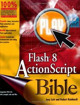 Paperback Flash 8 ActionScript Bible Book
