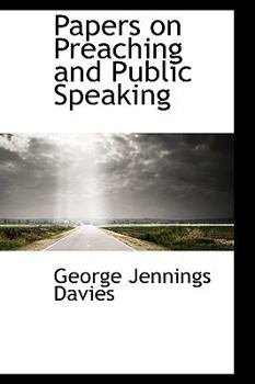 Hardcover Papers on Preaching and Public Speaking Book