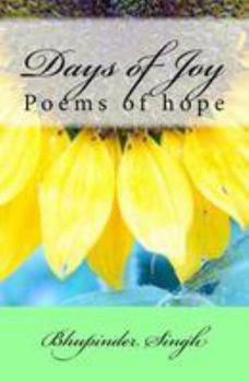 Paperback Days of Joy: Poems of hope Book