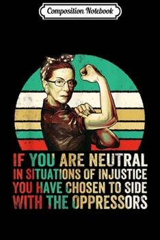 Composition Notebook: Liberal Political Vintage Notorious RBG Ruth Journal/Notebook Blank Lined Ruled 6x9 100 Pages