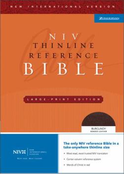 Leather Bound Thinline Reference Bible-NIV-Large Print [Large Print] Book