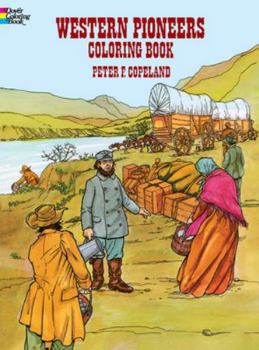 Paperback Western Pioneers Coloring Book