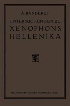 Paperback Untersuchungen Zu Xenophons Hellenika [German] Book