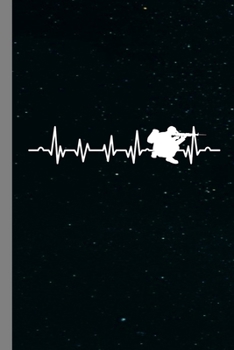 Paperback Sniper Heartbeat: Shooting Gift For Military (6"x9") Dot Grid Notebook To Write In Book