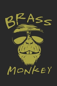 Brass Monkey: College Ruled Brass Monkey / Journal Gift - Large ( 6 x 9 inches ) - 120 Pages || Softcover