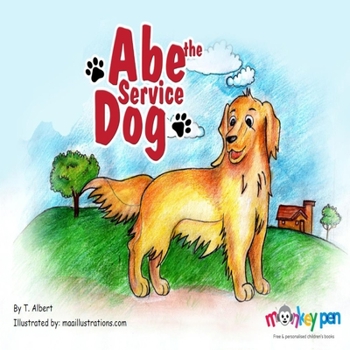 Paperback Abe The Service Dog Book
