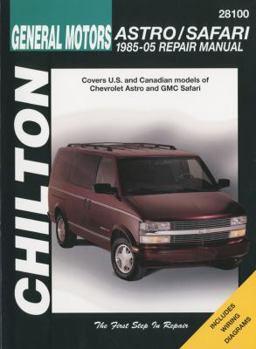 Paperback General Motors Astro/Safari 1985-05 Repair Manual Book