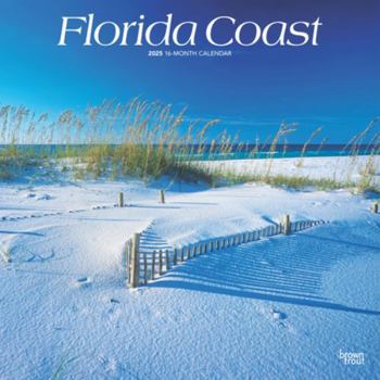 Calendar Florida Coast 2025 12 X 24 Inch Monthly Square Wall Calendar Plastic-Free Book