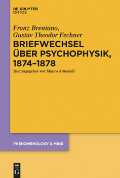 Hardcover Briefwechsel über Psychophysik, 1874-1878 [German] Book