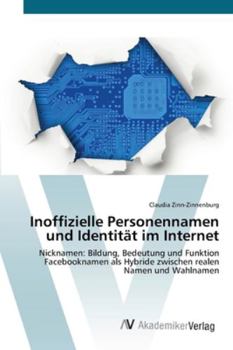 Paperback Inoffizielle Personennamen und Identität im Internet [German] Book