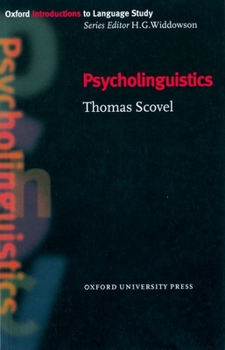 Psycholinguistics - Book  of the Oxford Introductions to Language Study