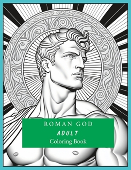 Paperback Roman God Adult Coloring Book [Large Print] Book