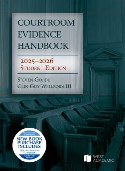 Paperback Courtroom Evidence Handbook, 2025-2026 Student Edition (Selected Statutes) Book