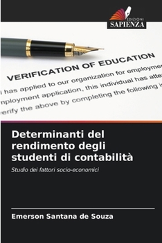 Paperback Determinanti del rendimento degli studenti di contabilità [Italian] Book