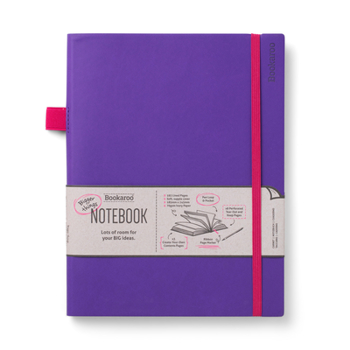 Bookaroo Bigger Things Notebook Purple