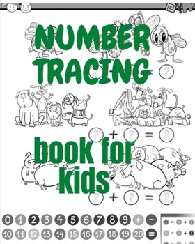 Paperback number tracing book for kids: A book of 72 pages, the size of 10/10, in which everything a child needs to enter the world of numbers Book